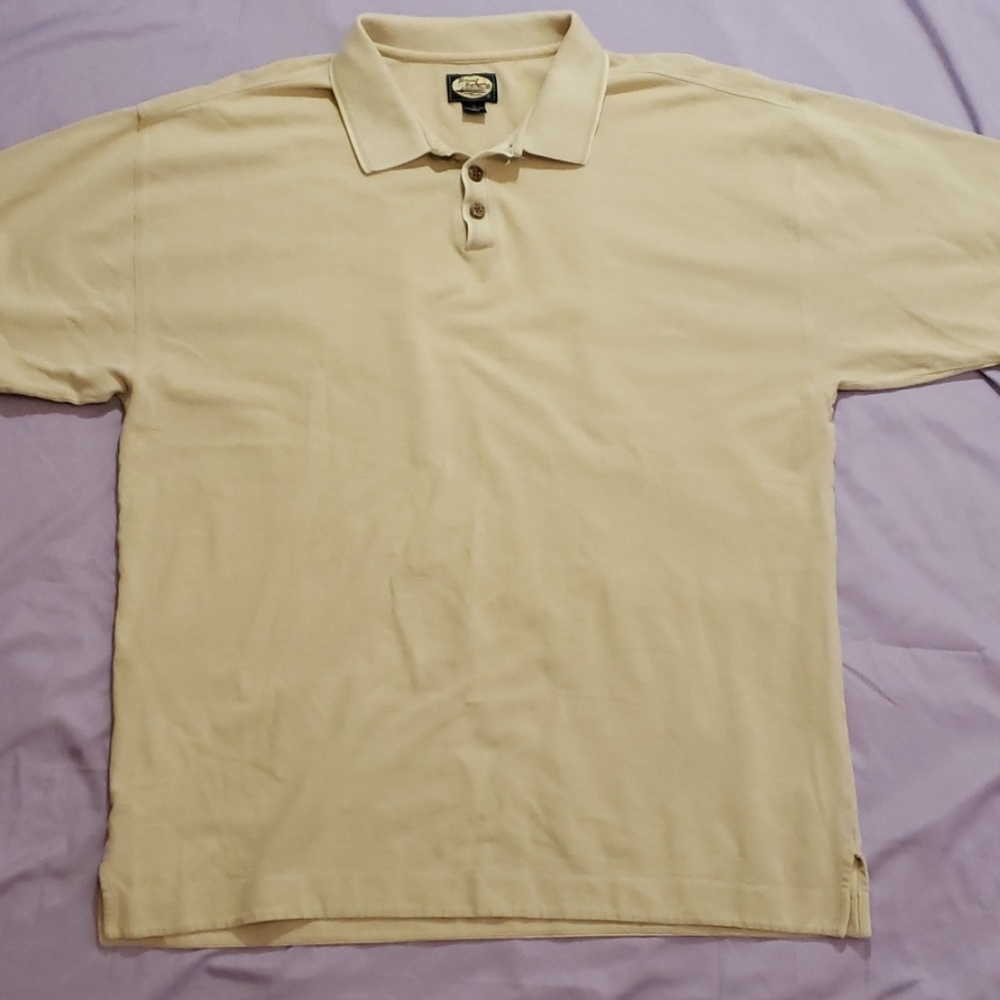 Tommy Bahama Mens XL Tan Polo